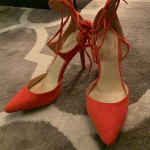 Red/orange heels